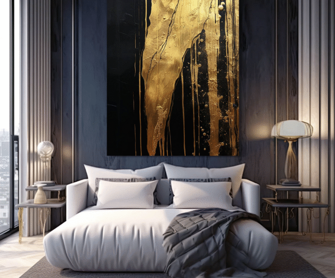 Abstract Art vs. Structured Designs in Contemporary Spaces