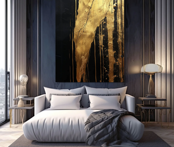 Abstract Art vs. Structured Designs in Contemporary Spaces